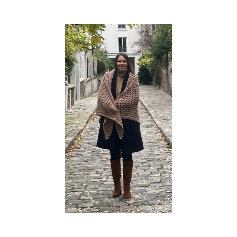Châle ANTONELLA en laine Mérinos