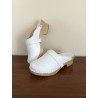 Sabots en cuir et bois ANDREANE